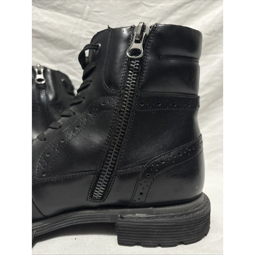 INC International Tull Cap-Toe Boots Shoes‎ BLACK  Shoes SZ 10